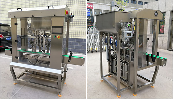 瓶裝辣椒醬灌裝機(jī)生產(chǎn)線星火廠房設(shè)備細(xì)節(jié)展示