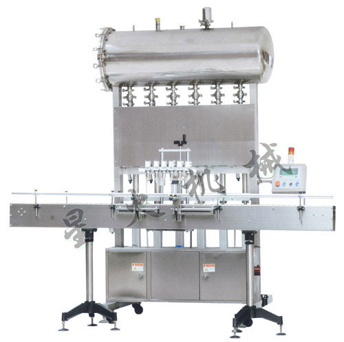 6頭直線式辣椒醬自動灌裝機(jī)