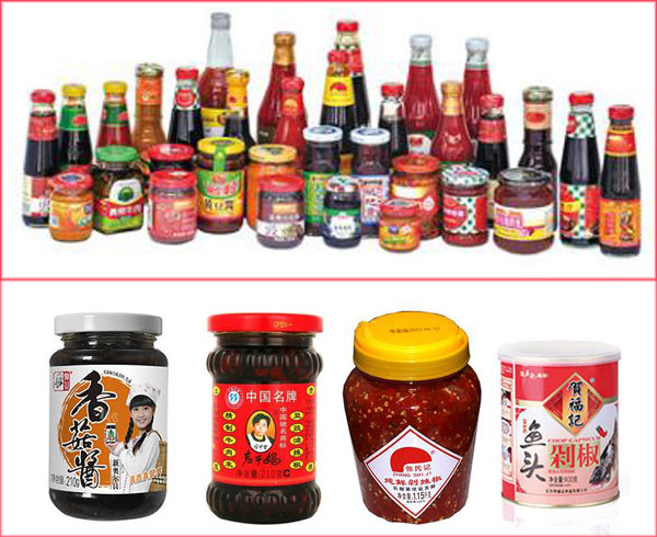 全自動(dòng)辣椒醬灌裝機(jī)灌裝樣品